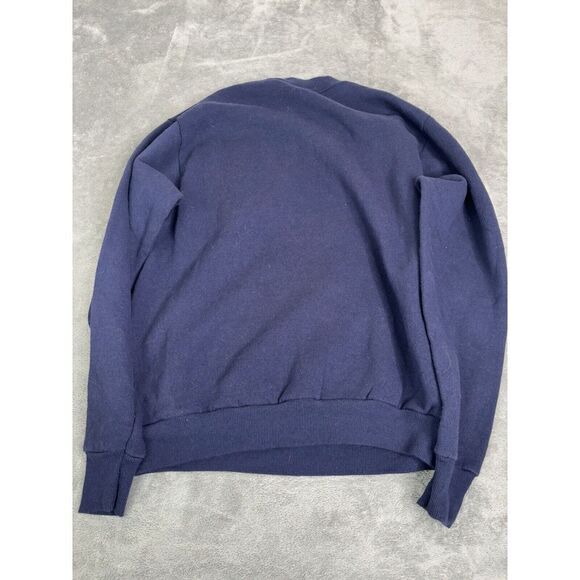 Vintage 1995 United States Navy Pullover Sweatshirt Men's Size Small Blue - Picture 2 of 9